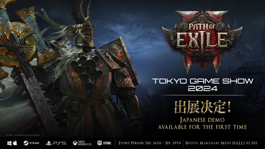 Play Path of Exile 2 at the Tokyo Games Show 2024