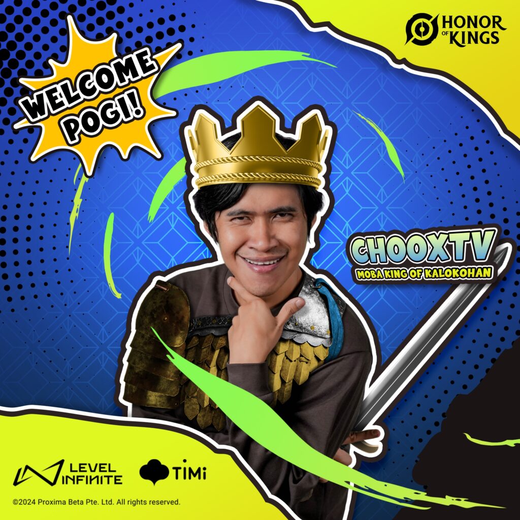 The King Has Arrived! Leading MOBA Title Honor of Kings Welcomes ChooxTV