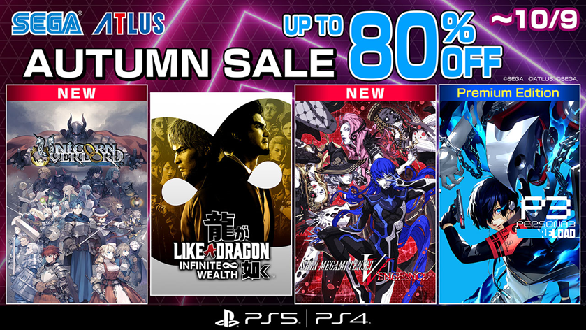 SEGA announces Autumn Sale Underway