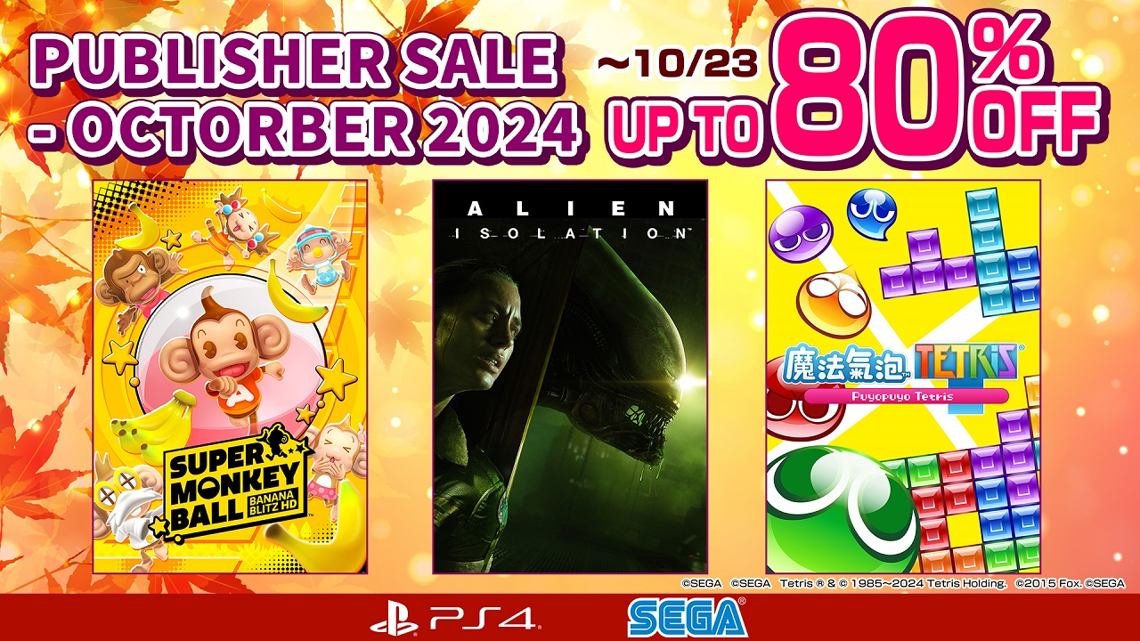 SEGA’s October Publisher Sale now live