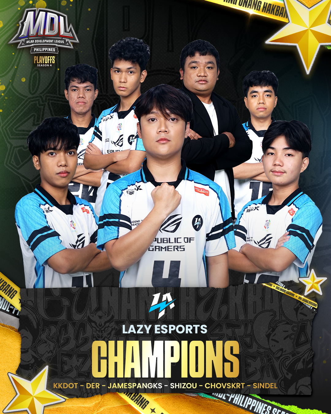 Lazy Esports emerges victorious in the MDL Philippines Season 4