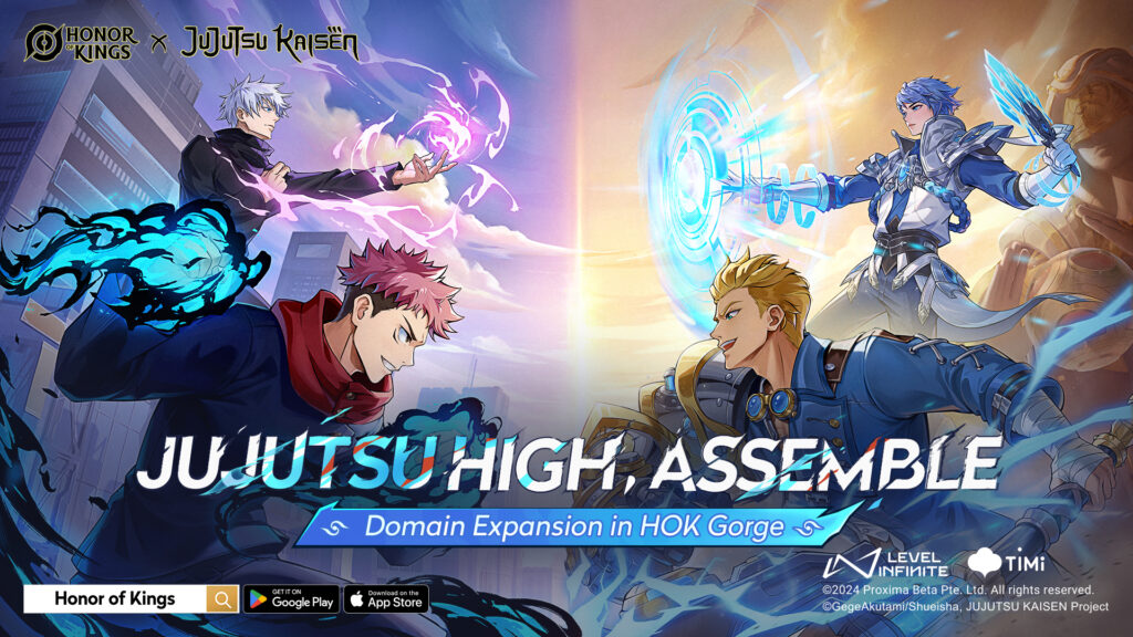 Jujutsu High Assemble with Honor of Kings x Jujutsu Kaisen Collaboration