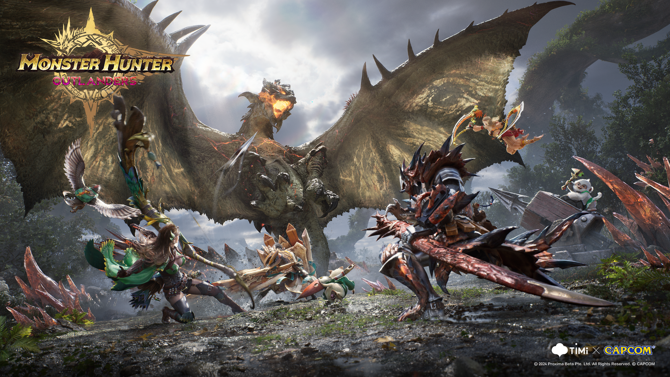 TiMi Studio Group and CAPCOM announces Monster Hunter Outlanders