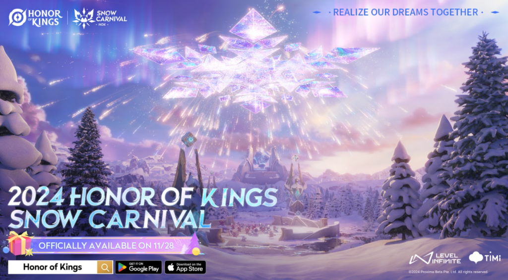 Honor of Kings releases holiday themed update ‘Snow Carnival’