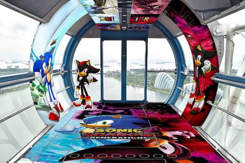 Sonic the Hedgehog Races into Singapore Flyer with a Sky-high Gaming Escapade