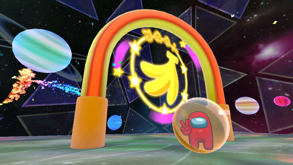 Super Monkey Ball Banana Rumble Welcomes the Crewmate from Among Us