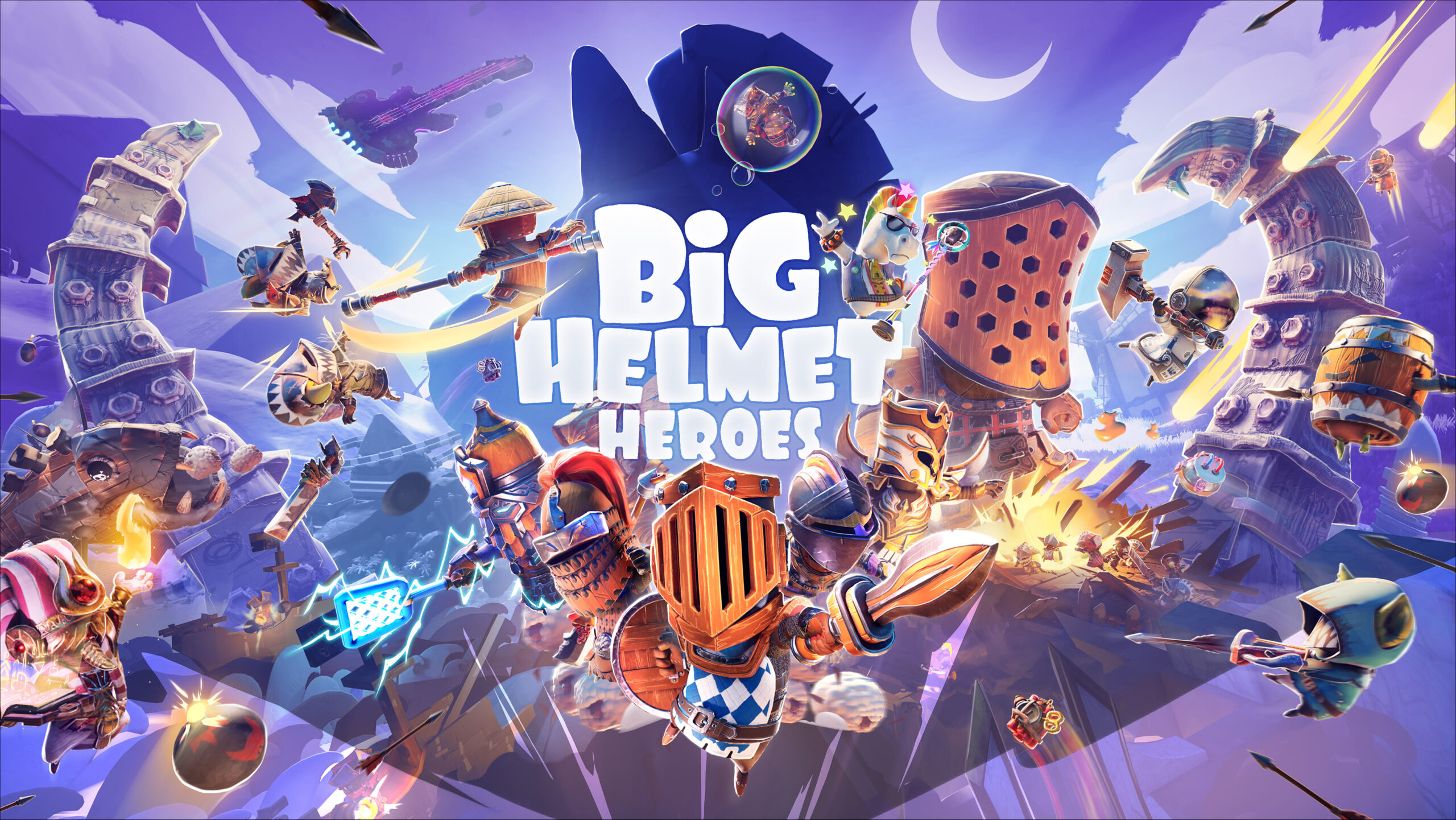 Big Helmet Heroes Now Available on PC, Nintendo Switch, PlayStation 5, and Xbox Series