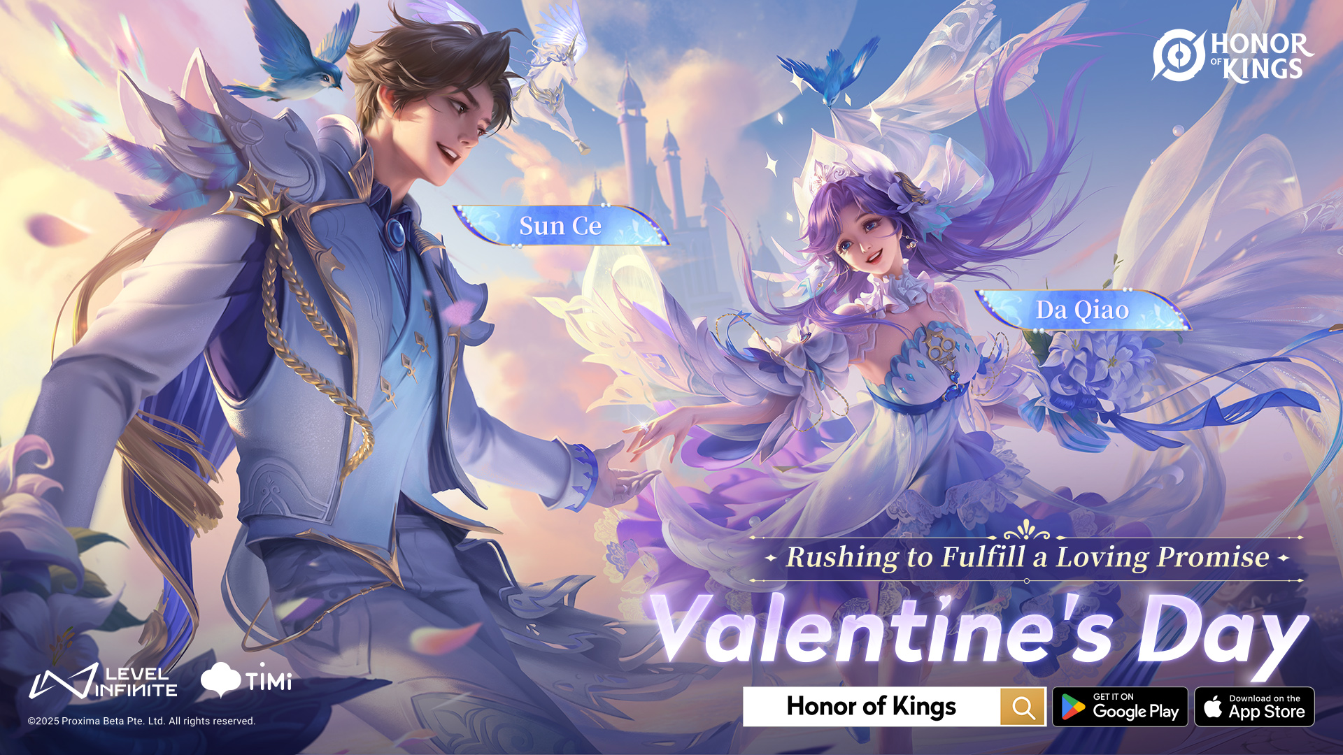 Celebrate Valentine’s Day with Honor of Kings: Skins, Events, and More