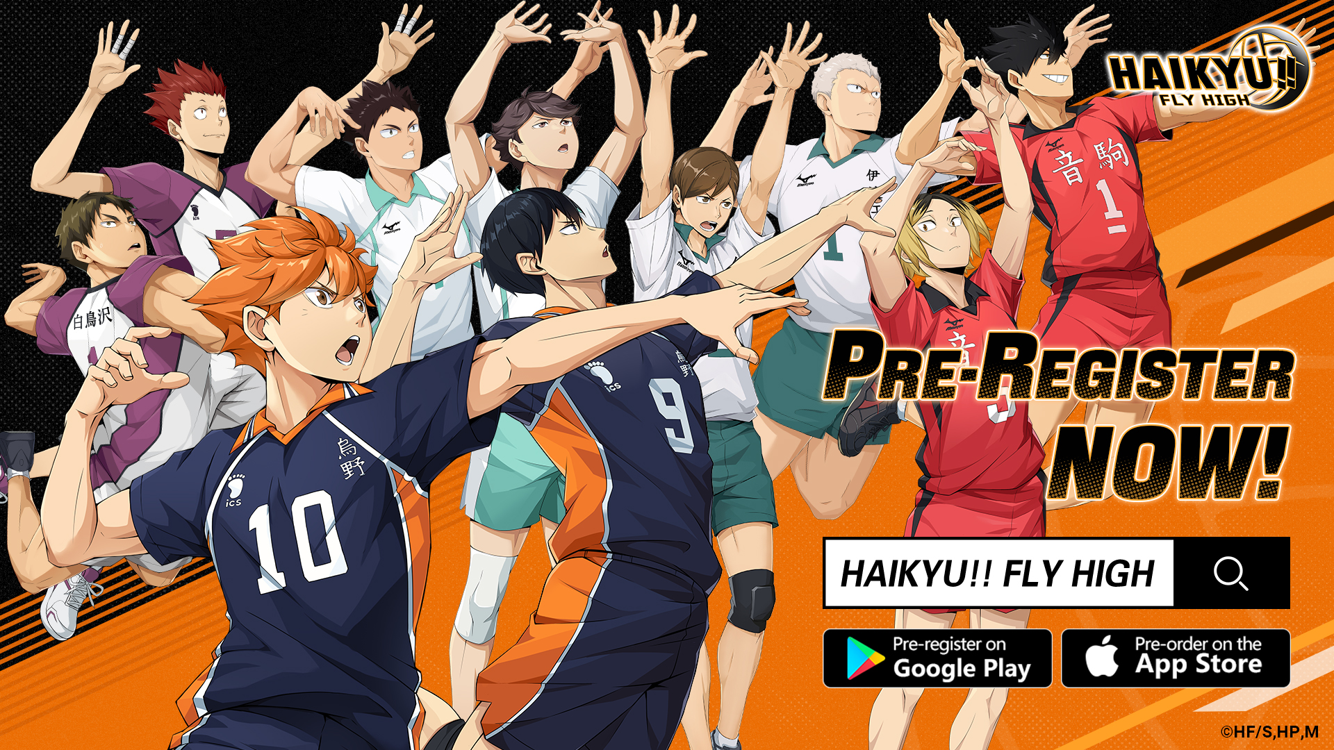 Pre-Registrations Open for Global Release of HAIKYU!! FLY HIGH Mobile Game