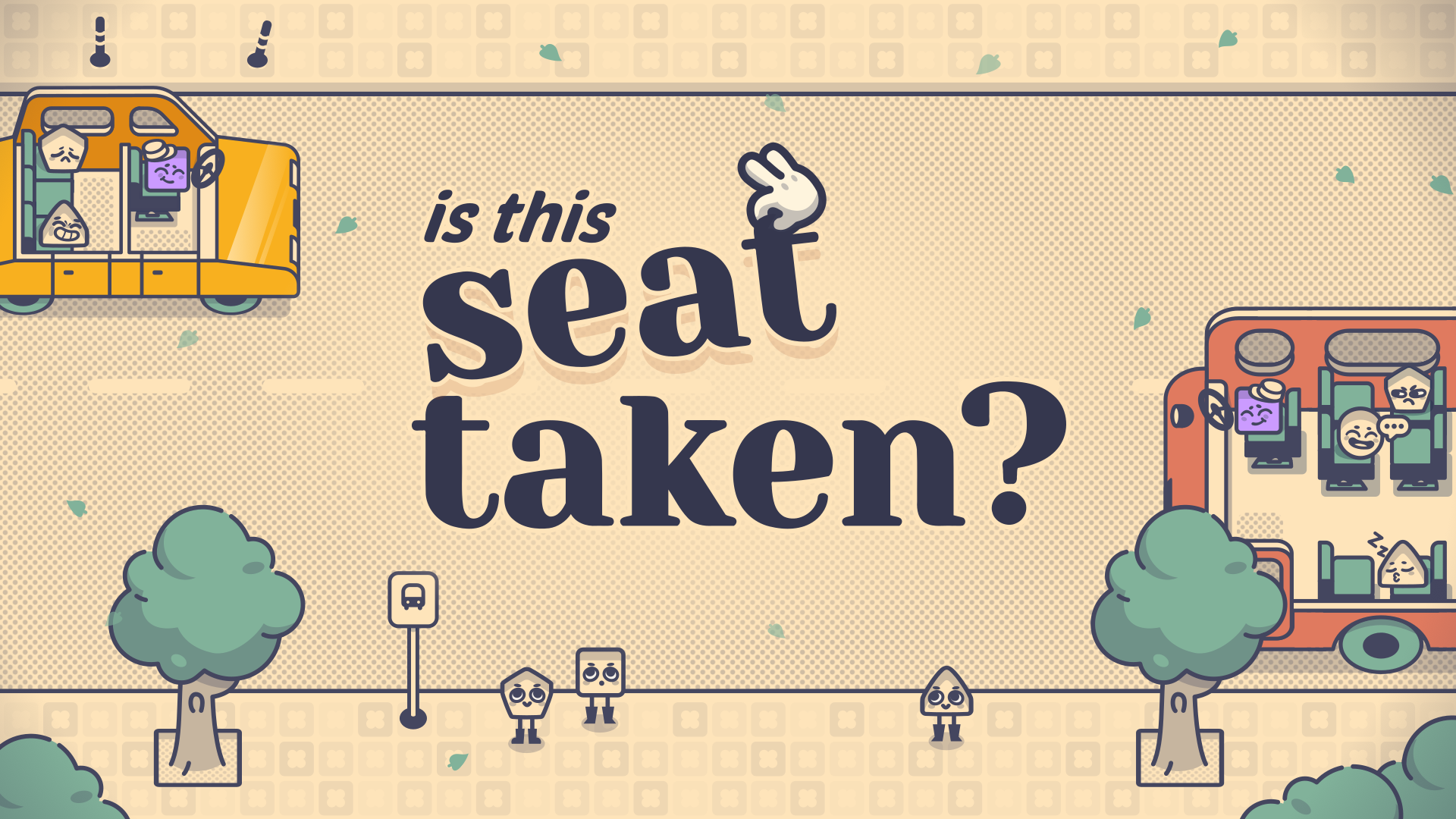 Cozy Puzzler “Is This Seat Taken?” Announced for PC & Mobile with Demo Coming Soon