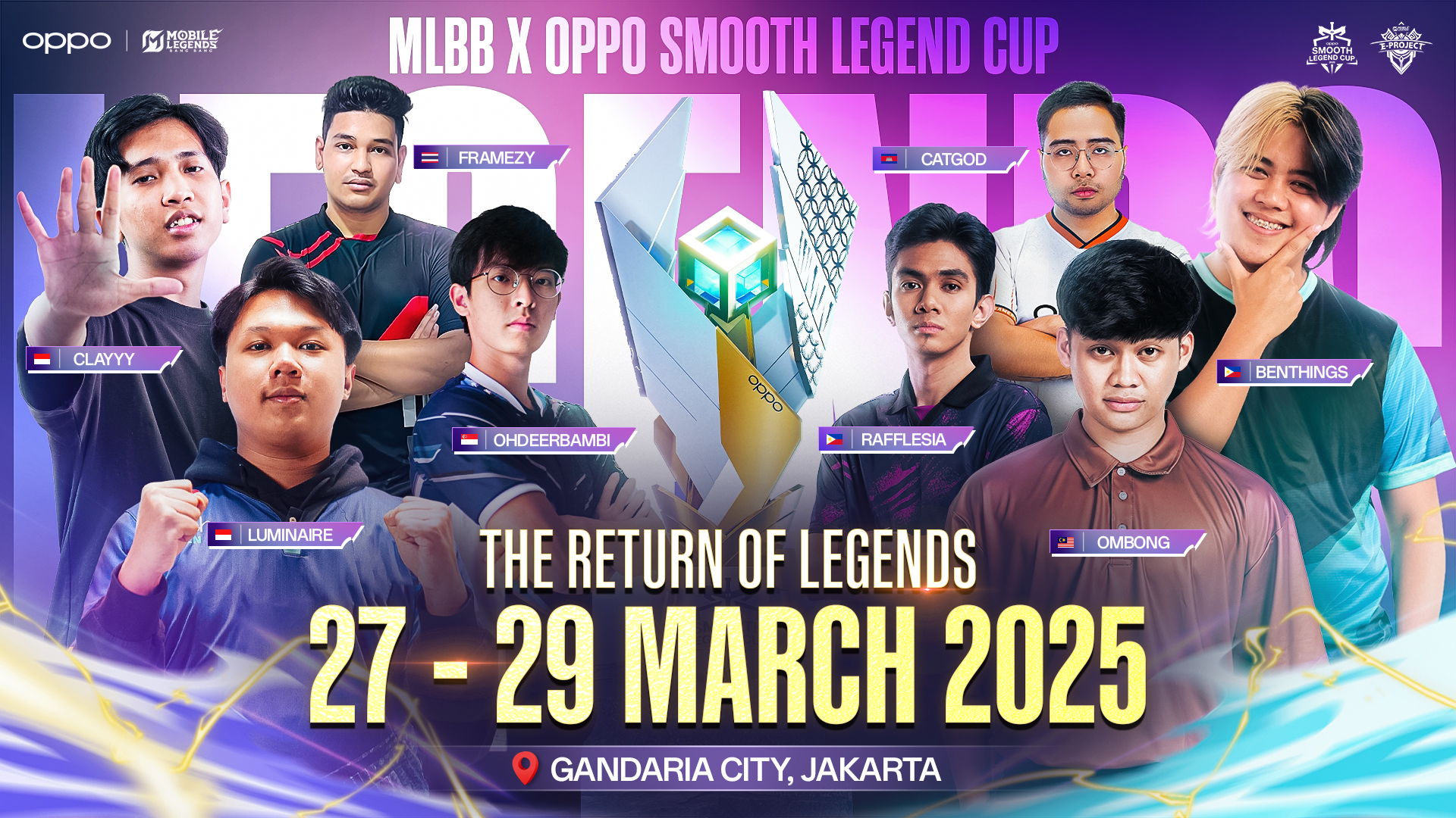Legends and New Blood Clash in MLBB x OPPO Smooth Legend Cup