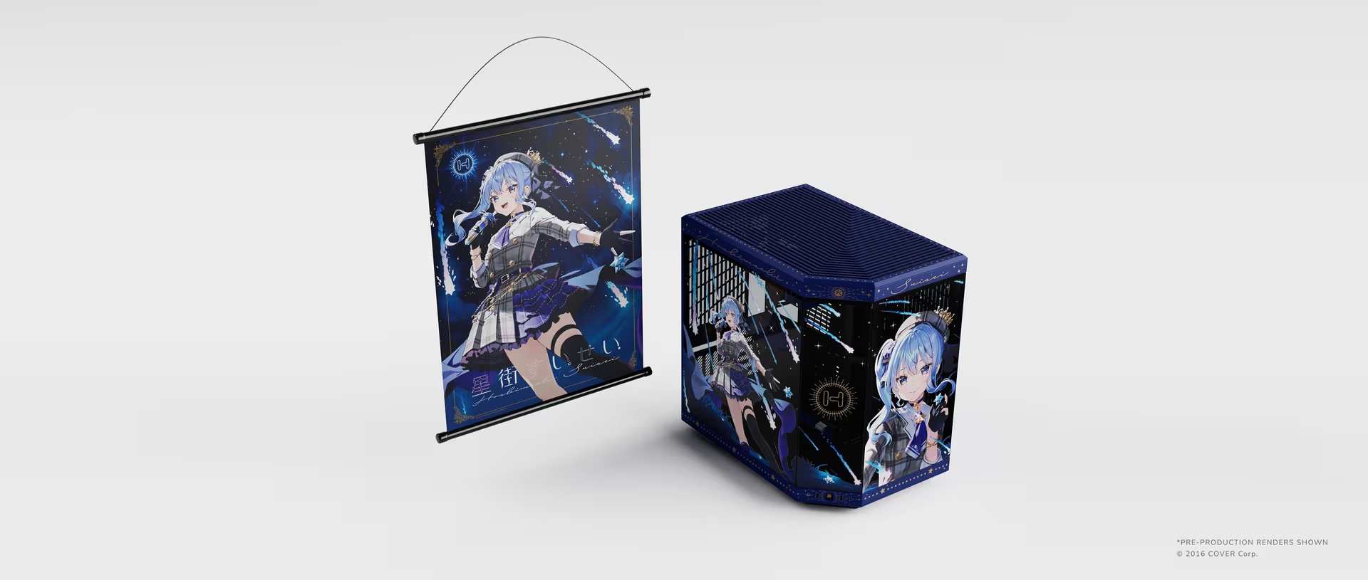 Starlight Symphony: Hoshimachi Suisei Brilliance Lights Up HYTE’s New PC Gear