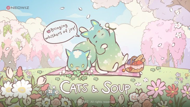 Cats & Soup Welcomes Spring with a Cherry Blossom-Themed Update