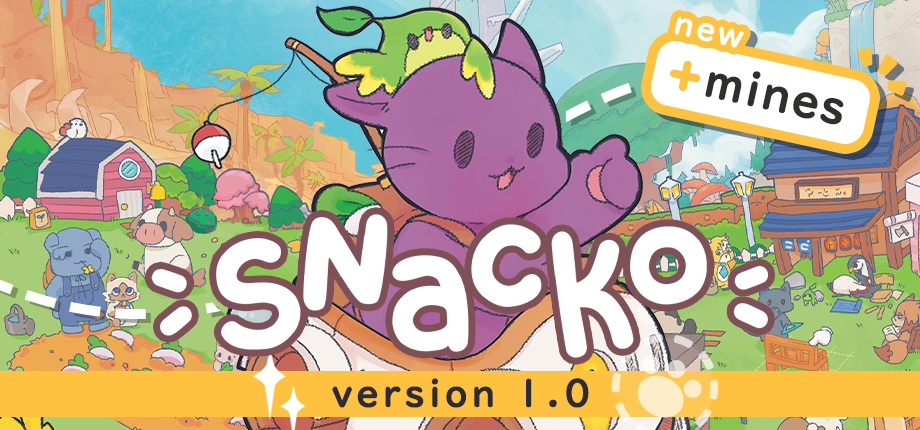 Snacko 1.0 Launches on Steam: Dive Into the Purr-fect Cozy Cat Farming Adventure Today!